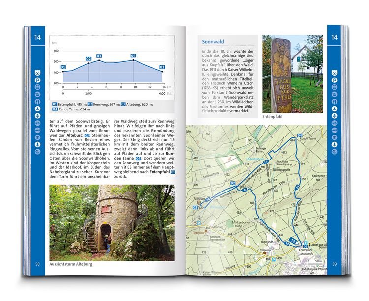 Produktbild: KOMPASS Wanderf&uuml;hrer Hunsr&uuml;ck mit Saar-Hunsr&uuml;ck-Steig, 50 Touren