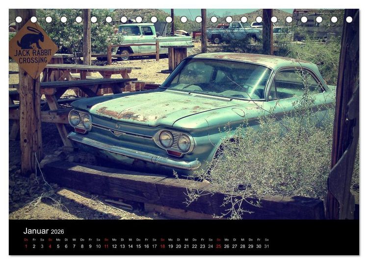 Produktbild: Roadside USA - Die guten Jahre sind vorbei (Tischkalender 2026 DIN A5 quer), CALVENDO Monatskalender