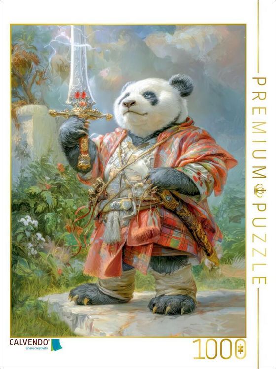 Produktbild: CALVENDO Puzzle Panda | 1000 Teile Lege-Gr&ouml;&szlig;e 64x48cm Foto-Puzzle f&uuml;r gl&uuml;ckliche Stunden