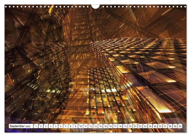 Produktbild: Hamburger GoldArt (Wandkalender 2026 DIN A3 quer), CALVENDO Monatskalender
