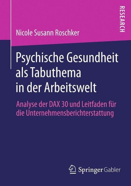 Produktbild: Psychische Gesundheit als Tabuthema in der Arbeitswelt