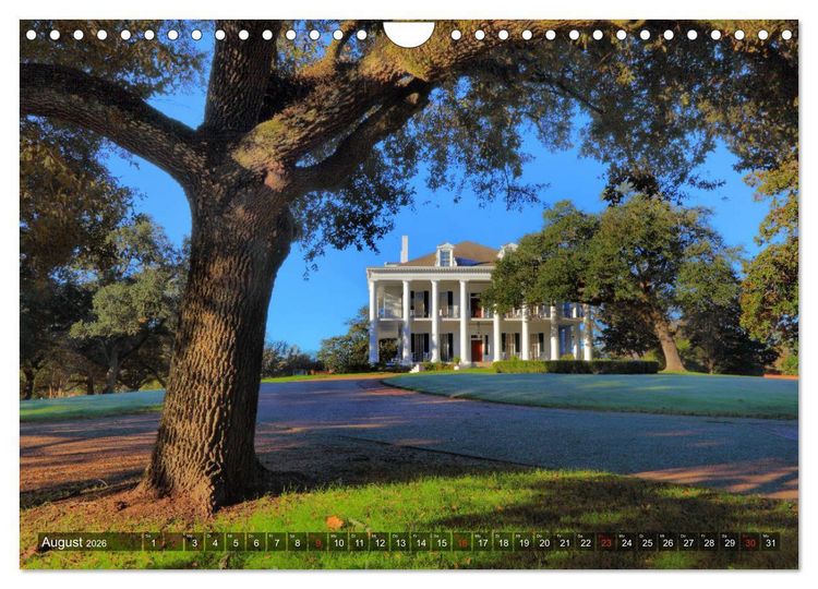 Produktbild: Grand Old South - Die S&uuml;dstaaten der USA (Wandkalender 2026 DIN A4 quer), CALVENDO Monatskalender