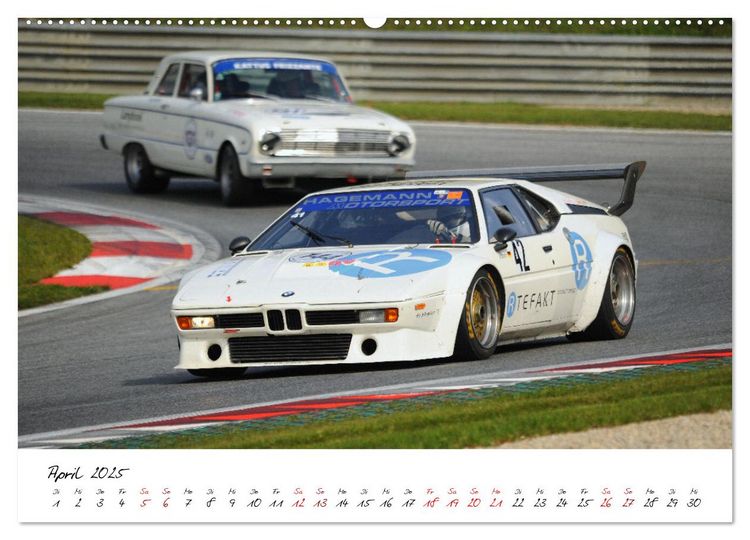 Produktbild: BMW M1 Procar (Wandkalender 2025 DIN A2 quer), CALVENDO Monatskalender