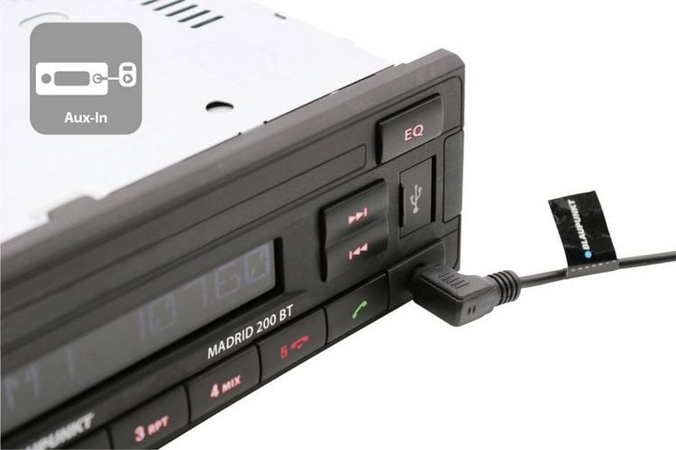 Produktbild: Blaupunkt Madrid 200 BT Autoradio Bluetooth&reg;-Freisprecheinrichtung
