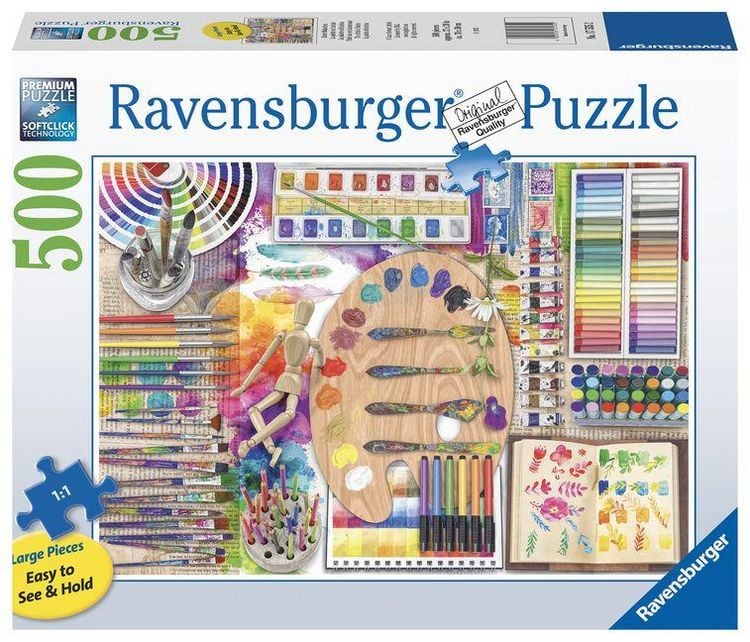 Produktbild: The Artist's Palette 500 PC Large Format Puzzle