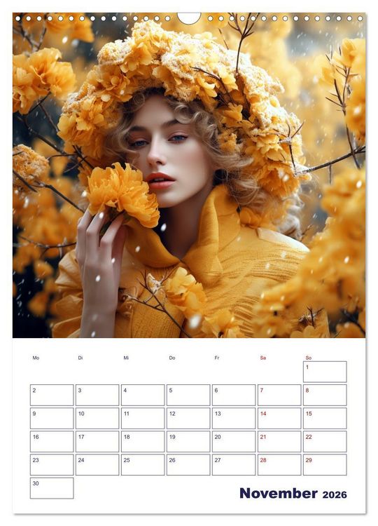 Produktbild: Die lebhafte Jahreszeiten! (Wandkalender 2026 DIN A3 hoch), CALVENDO Monatskalender