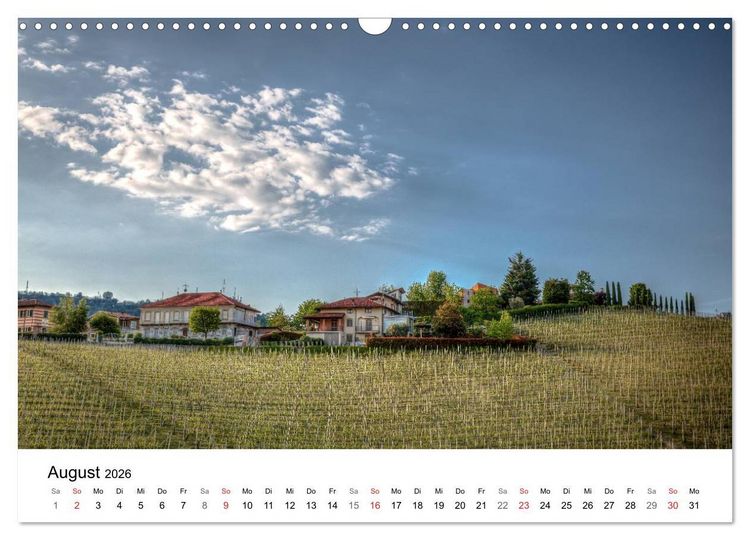 Produktbild: Piemont - bellissimo 2026 (Wandkalender 2026 DIN A3 quer), CALVENDO Monatskalender