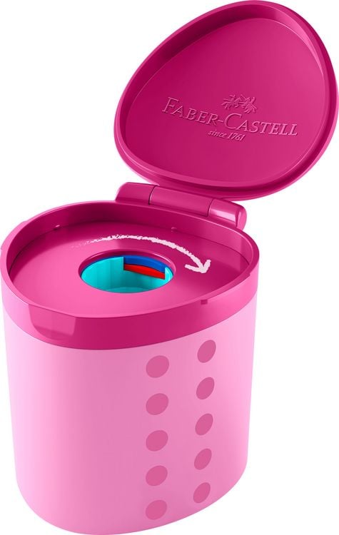 Produktbild: Faber-Castell Dosenspitzer Grippy, # 10 mm, pink