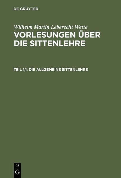 Produktbild: Die allgemeine Sittenlehre