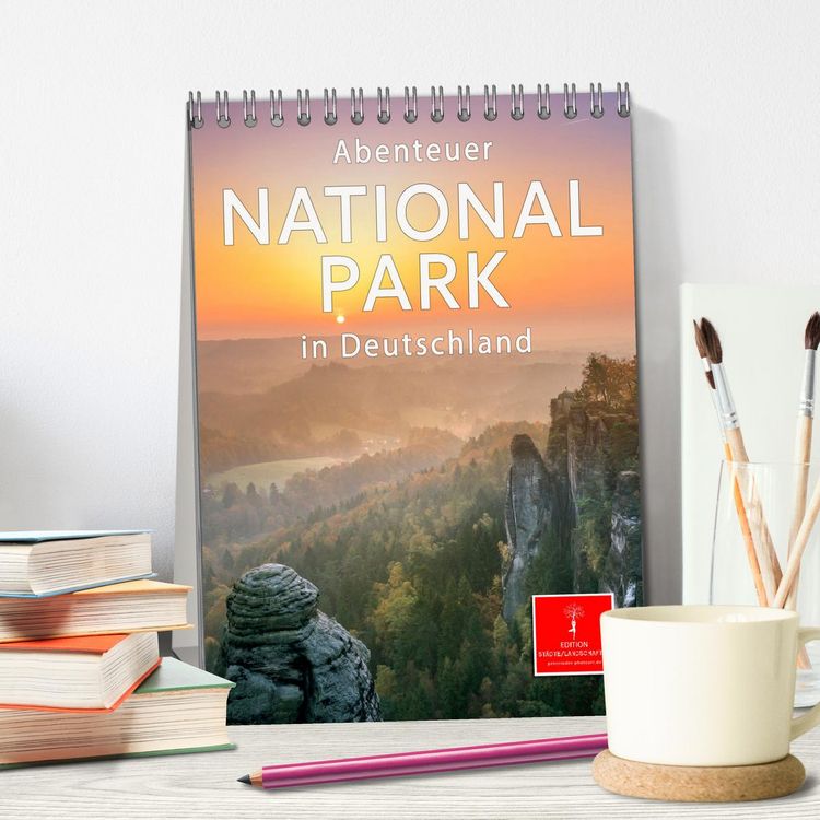 Produktbild: Abenteuer Nationalpark in Deutschland (Tischkalender 2026 DIN A5 hoch), CALVENDO Monatskalender