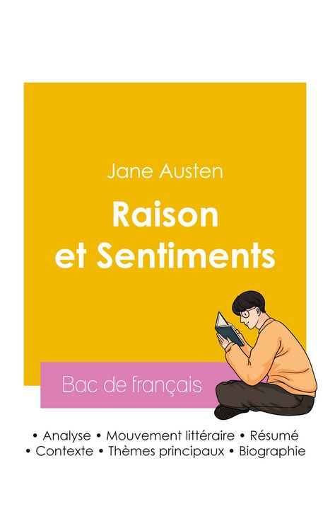 Produktbild: R&eacute;ussir son Bac de fran&ccedil;ais 2026 : Analyse du roman Raison et Sentiments de Jane Austen