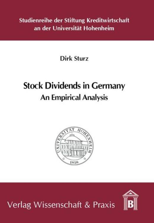Produktbild: Stock Dividends in Germany.