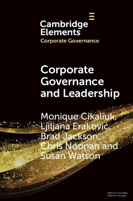Produktbild: Corporate Governance and Leadership