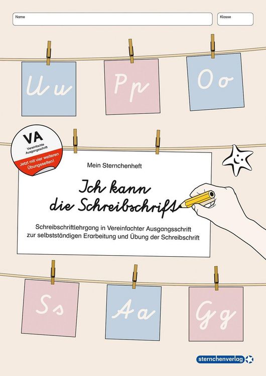 Produktbild: Ich kann die Schreibschrift + &Uuml;bungsheft zu den Buchstabenverbindungen - Vereinfachte Ausgangsschrift - 2 Hefte