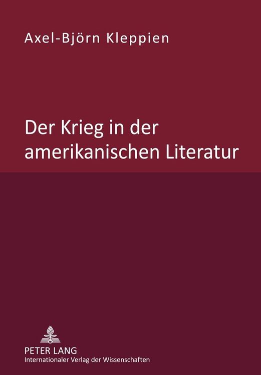 Produktbild: Der Krieg in der amerikanischen Literatur