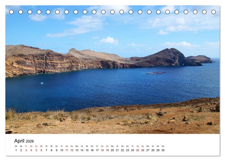 Produktbild: Einzigartiges Portugal (Tischkalender 2026 DIN A5 quer), CALVENDO Monatskalender