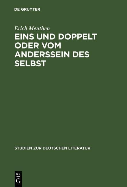 Produktbild: Eins und doppelt oder Vom Anderssein des Selbst