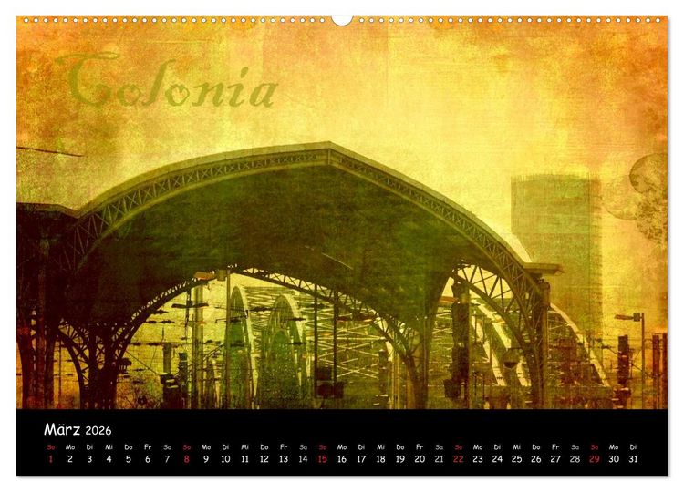 Produktbild: K&ouml;ln (hochwertiger Premium Wandkalender 2026 DIN A2 quer), Kunstdruck in Hochglanz