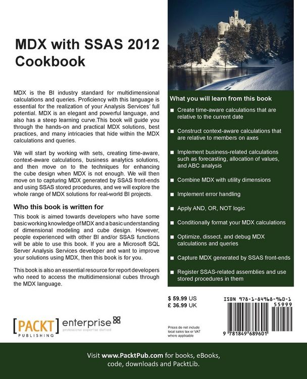 Produktbild: MDX with Microsoft SQL Server 2012 Analysis Services Cookbook