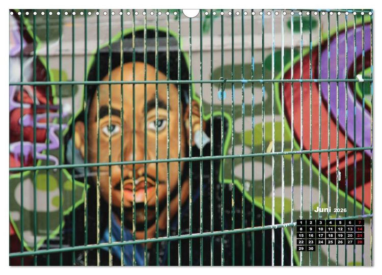 Produktbild: Street-Art 2026 / CH-Version (Wandkalender 2026 DIN A3 quer), CALVENDO Monatskalender