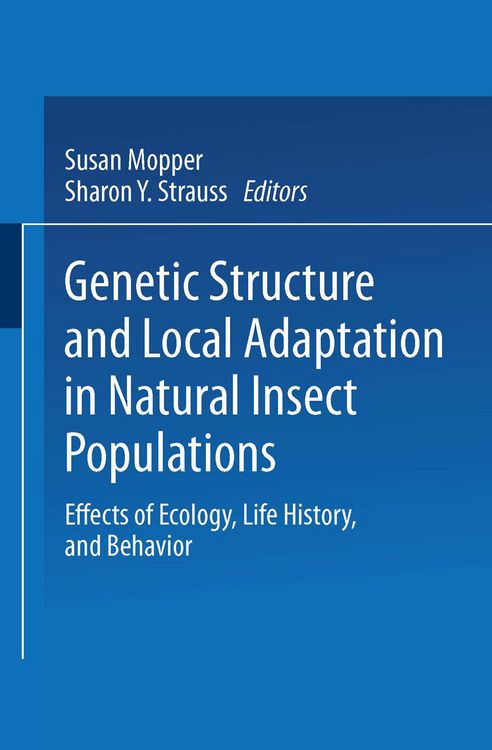 Produktbild: Genetic Structure and Local Adaptation in Natural Insect Populations