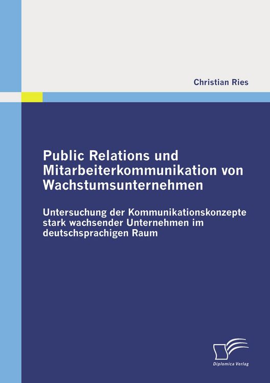 Produktbild: Public Relations und Mitarbeiterkommunikation von Wachstumsunternehmen