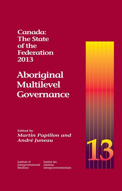 Produktbild: Canada: The State of the Federation, 2013