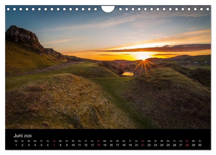 Produktbild: Schottland - Die wundervolle Isle of Skye (Wandkalender 2026 DIN A4 quer), CALVENDO Monatskalender