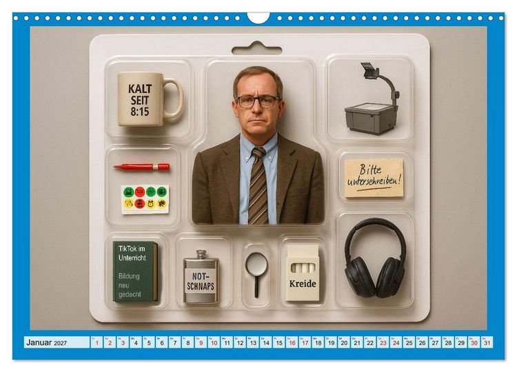 Produktbild: Einmal Traumjob bitte - zum Mitnehmen (Wandkalender 2027 DIN A3 quer), CALVENDO Monatskalender