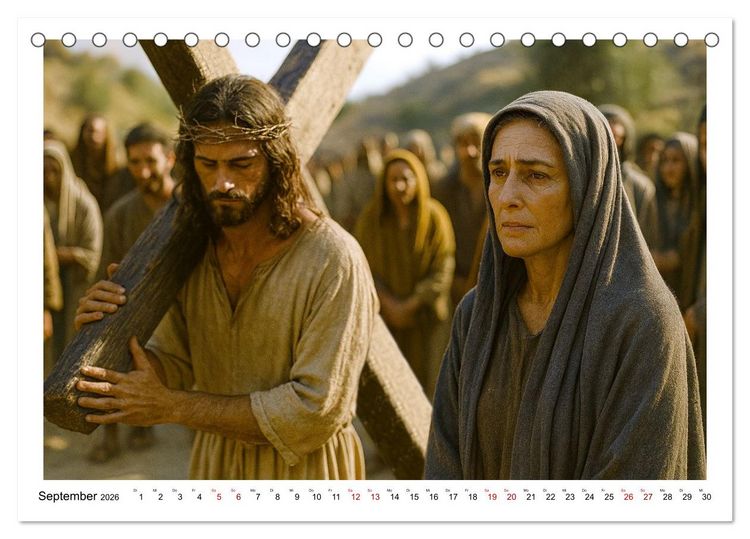Produktbild: Mein Friede sei mit euch (Tischkalender 2026 DIN A5 quer), CALVENDO Monatskalender