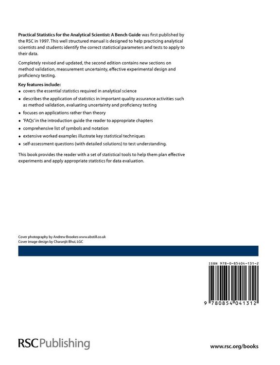 Produktbild: Practical Statistics for the Analytical Scientist