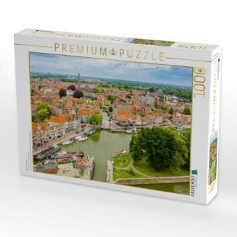 Produktbild: CALVENDO Puzzle Hoorn Luftbild | 1000 Teile Lege-Gr&ouml;&szlig;e 64x48cm Foto-Puzzle f&uuml;r gl&uuml;ckliche Stunden