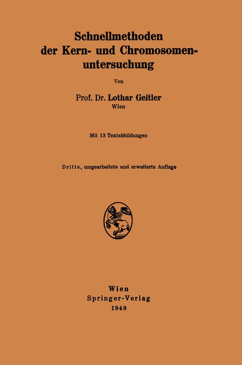 Produktbild: Schnellmethoden der Kern- und Chromosomenuntersuchung