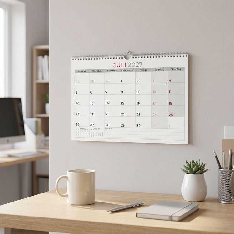 Produktbild: Monatsterminkalender 1M/1S 2027