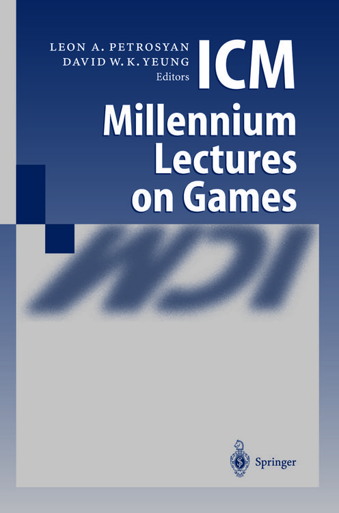Produktbild: ICM Millennium Lectures on Games