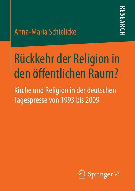 Produktbild: R&uuml;ckkehr der Religion in den &ouml;ffentlichen Raum?