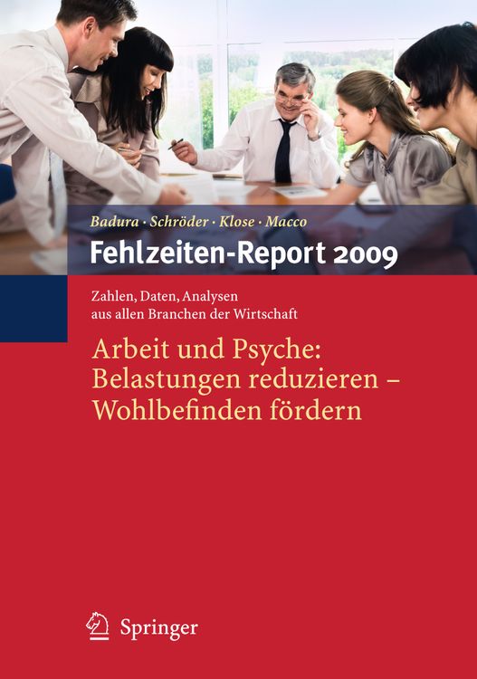 Produktbild: Fehlzeiten-Report 2009