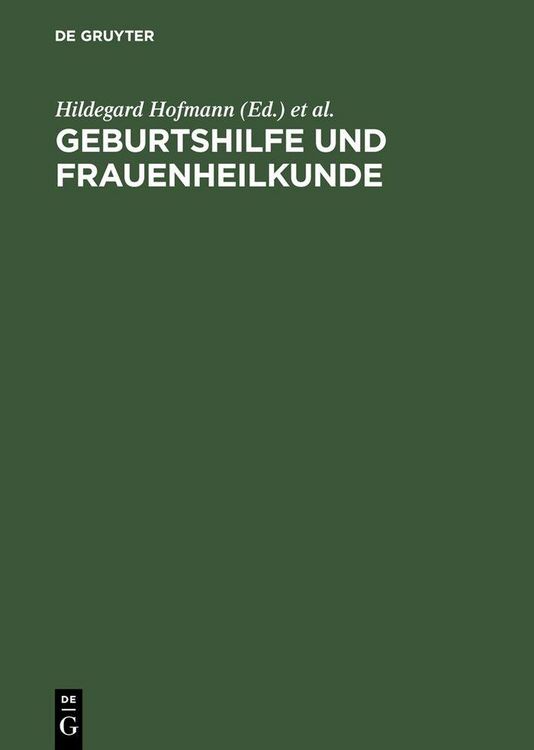 Produktbild: Geburtshilfe und Frauenheilkunde