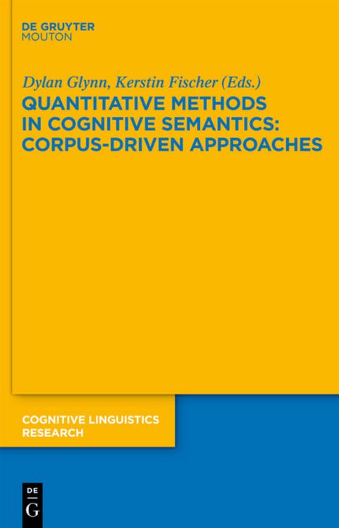 Produktbild: Quantitative Methods in Cognitive Semantics: Corpus-Driven Approaches