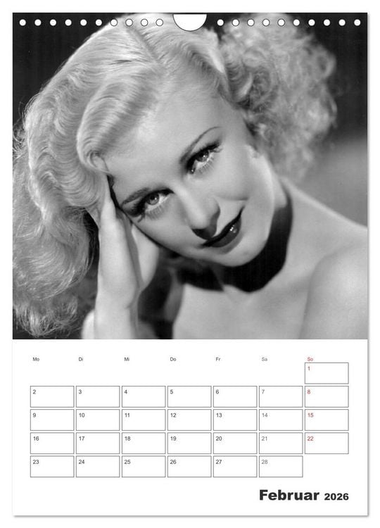Produktbild: Filmstars. Unvergessene Diven (Wandkalender 2026 DIN A4 hoch), CALVENDO Monatskalender