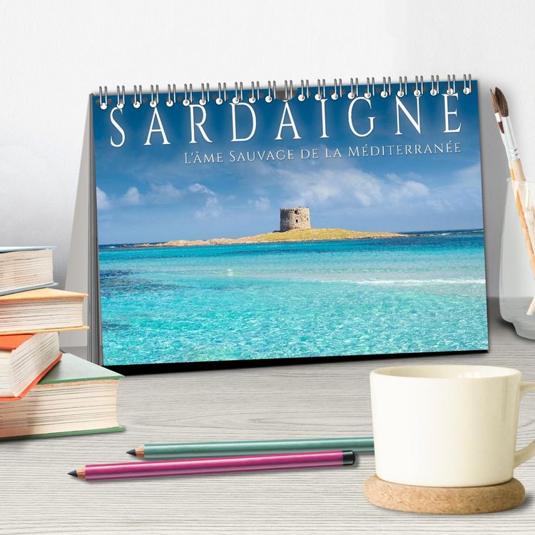 Produktbild: Sardaigne - L'&acirc;me sauvage de la M&eacute;diterran&eacute;e (Calendrier de bureau 2026 DIN A5 vertical), CALVENDO calendrier mensuel