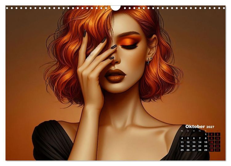 Produktbild: Eleganz, Farbe und Anmut (Wandkalender 2027 DIN A3 quer), CALVENDO Monatskalender