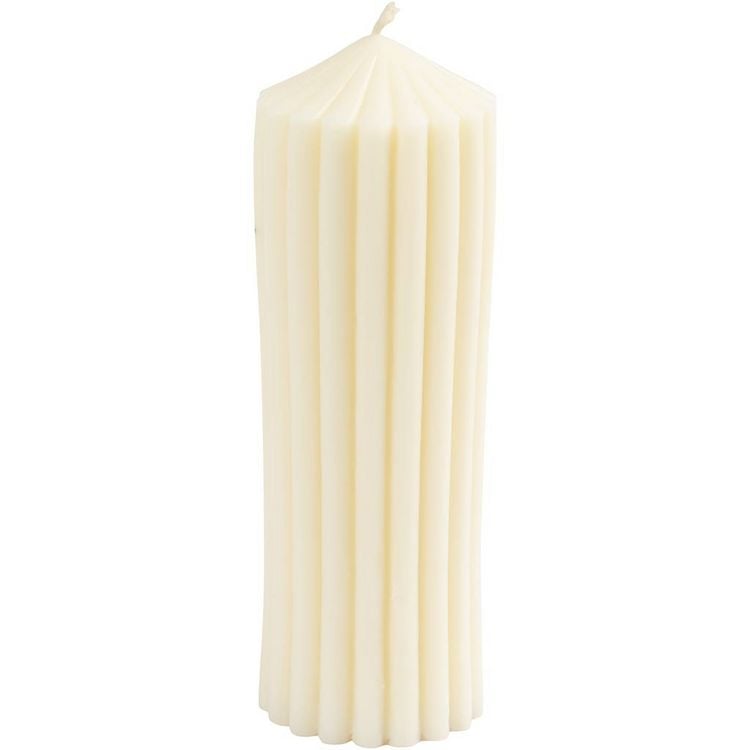 Produktbild: Creativ Company Silikonform, Gerippter Zylinder, H 12 cm, D 4 cm, 150 g, 1 Stk