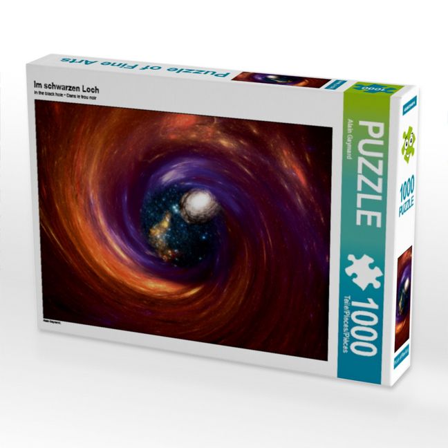 Produktbild: CALVENDO Puzzle Im schwarzen Loch | 1000 Teile Lege-Gr&ouml;&szlig;e 64x48cm Foto-Puzzle f&uuml;r gl&uuml;ckliche Stunden