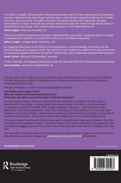 Produktbild: Fundamentals of Developmental Psychology