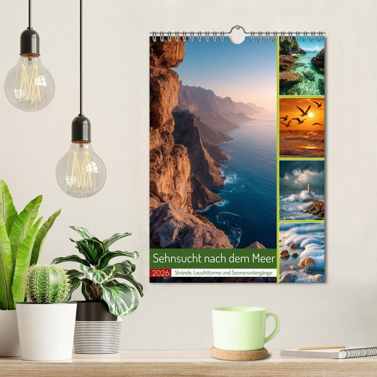 Produktbild: Sehnsucht nach dem Meer (Wandkalender 2026 DIN A4 hoch), CALVENDO Monatskalender