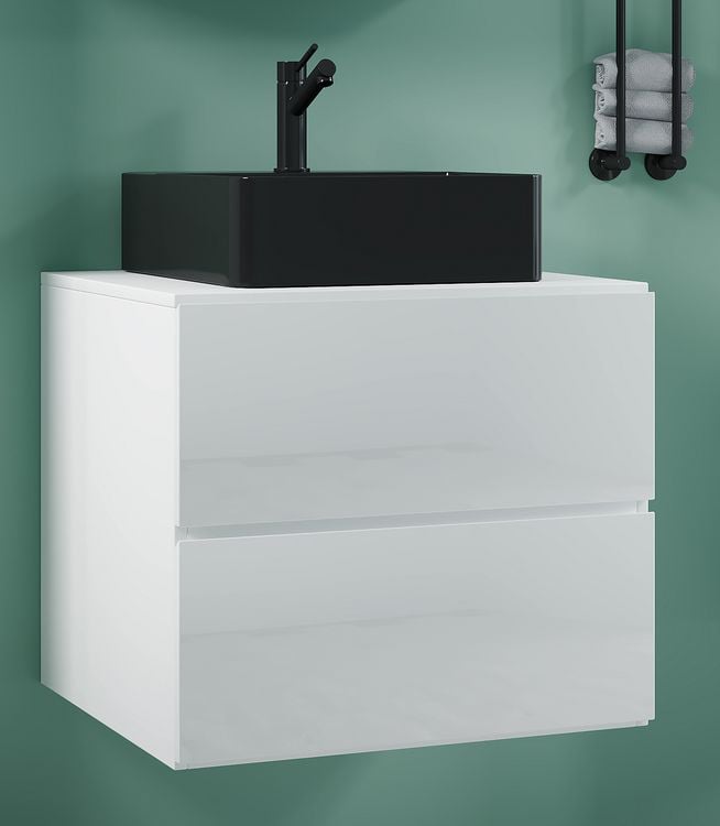 Produktbild: 2-tlg. Waschplatz Waschtisch Lendas S Schublade BL