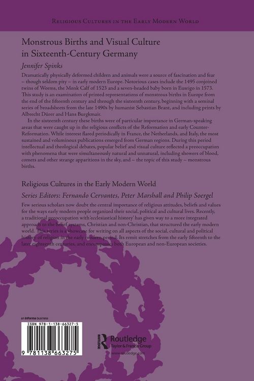 Produktbild: Monstrous Births and Visual Culture in Sixteenth-Century Germany