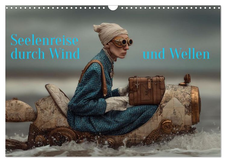Produktbild: Seelenreise durch Wind und Wellen (Wandkalender 2026 DIN A3 quer), CALVENDO Monatskalender