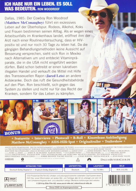 Produktbild: Dallas Buyers Club